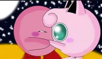 Does kirby kiss to give health?