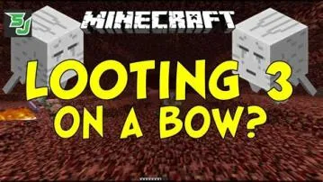 Can u put looting on a bow?