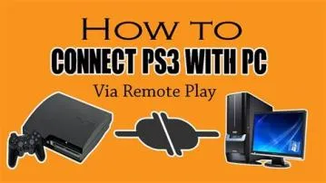 How to do remote play on ps3?