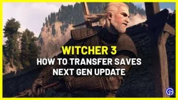 Can you use old saves in witcher 3 next-gen update?
