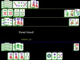 What happens when you have a dead hand in mahjong?