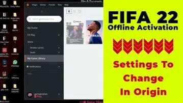 How to run fifa 22 offline?