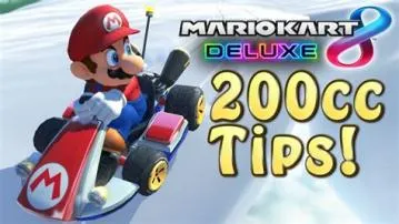 What does 200cc mean in mario kart?