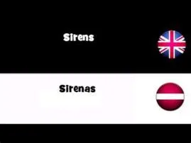 What language do sirens speak?