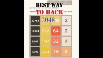 How to hack in 2048?