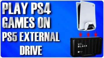 How fast can ps5 play ps4 games from external hard drive?