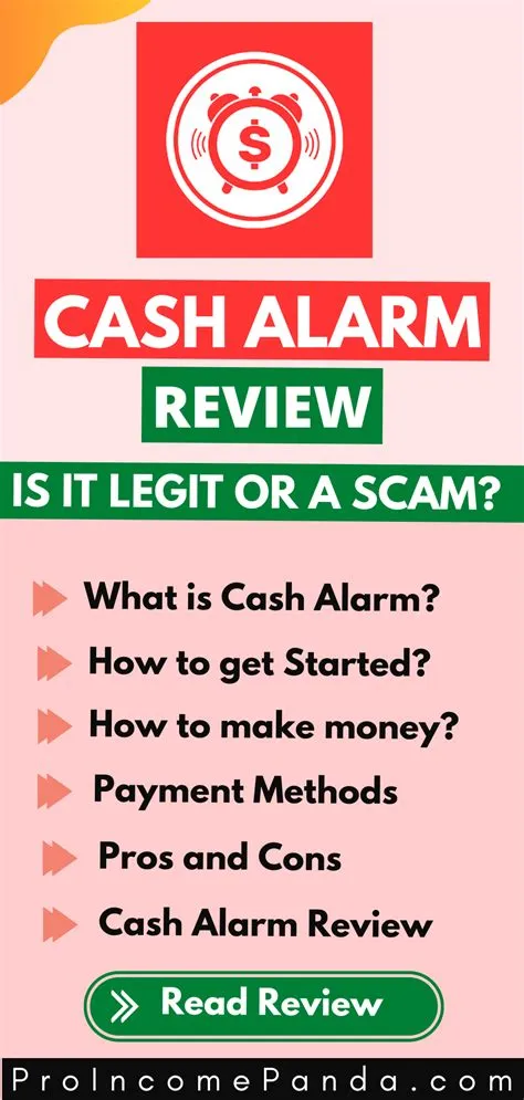 Is cash alarm legit or not