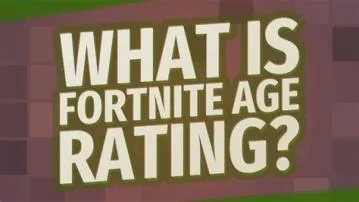 What age rating is fortnite on apple?