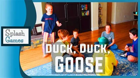 What does duck duck goose teach children