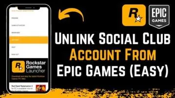How do i unlink social club from epic games?