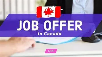 Can i go to canada without a job offer?
