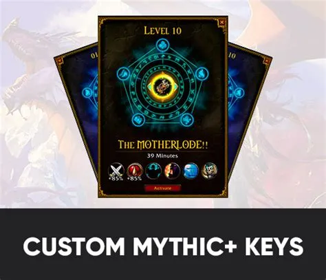 Can you buy mythic keys