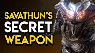 What weapon is best for savathun?