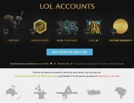 Is it worth buying league accounts?