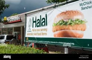 Is mcdonalds drinks halal uk?