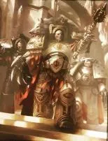 Which primarch wears terminator armor?