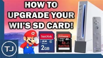 What format does wii sd card need to be?