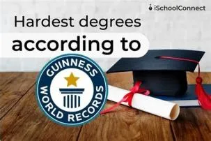 Which is the toughest degree in world?