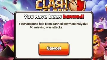 Will i get banned if i buy a coc account?