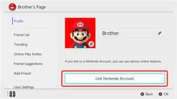 Can you link 2 users to one nintendo account?