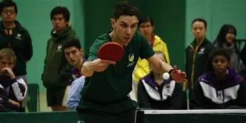 How does table tennis help an individual emotionally?