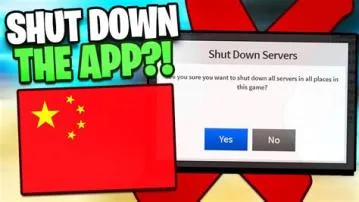 Why did china shut down roblox?