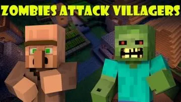 Can zombies hit villagers through fences?