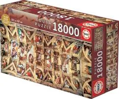 How long does it take to complete 18000 piece puzzle?