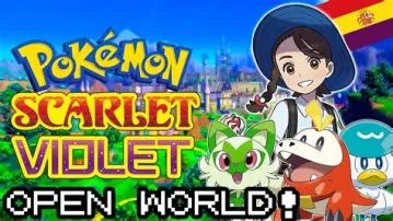 How does pokemon scarlet and violet open-world work?