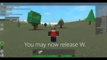 Why cant i walk in roblox?