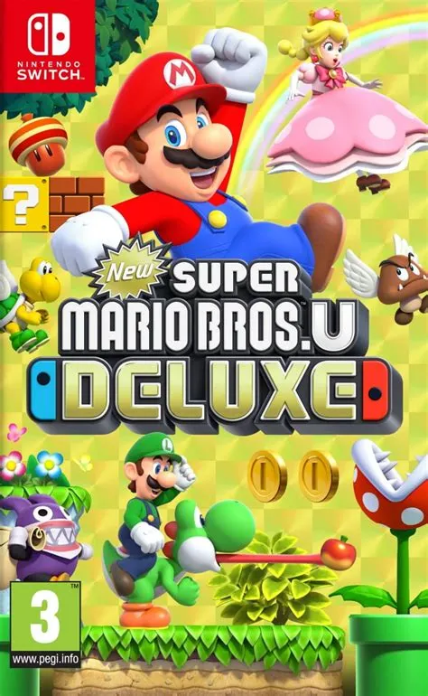 Can you play super mario deluxe on two switches