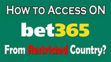 Why cant i access bet365?