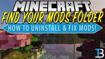 Where is the mods folder for minecraft java?