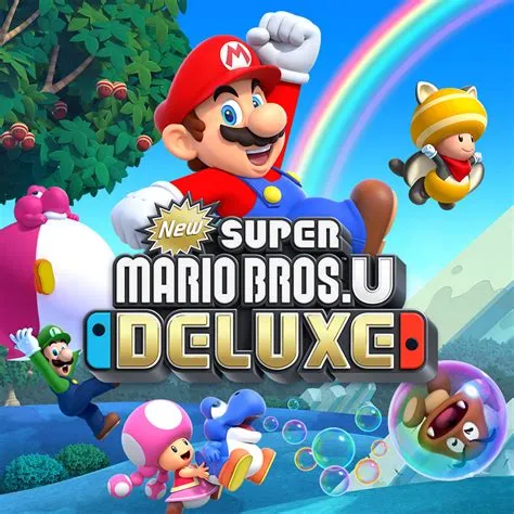Can you play super mario deluxe online with friends