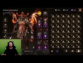 How much does it take to max a diablo immortal character?