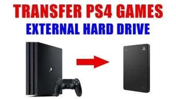 Can you transfer ps4 games to pc with usb?