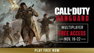 Will cod vanguard have free multiplayer?