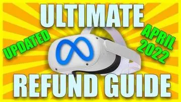 Can you refund on vr?