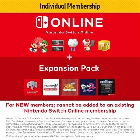 Can you share games with nintendo switch online family membership
