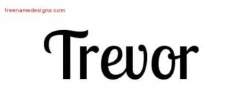 Is trevor a rare name?