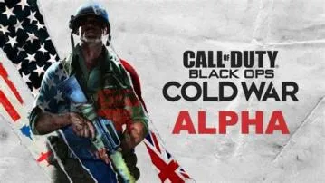 What does call of duty cold war alpha mean?