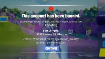 How do i know if my epic account is banned?