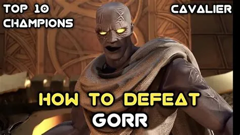 Who has defeated gorr