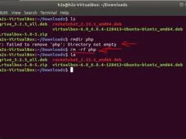 How to delete folder linux?