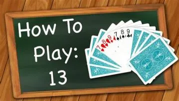 What is sticky 13 card game?