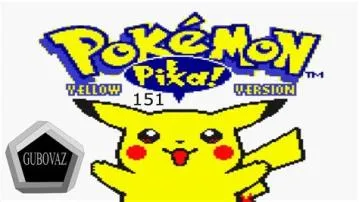 Does pokémon yellow have all 151?