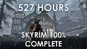 How long does it take to 100 skyrim?