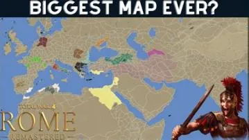 What is the largest map in total war?