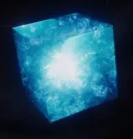 What is lokis blue cube called?