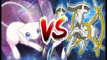 Is arceus as strong as mew?